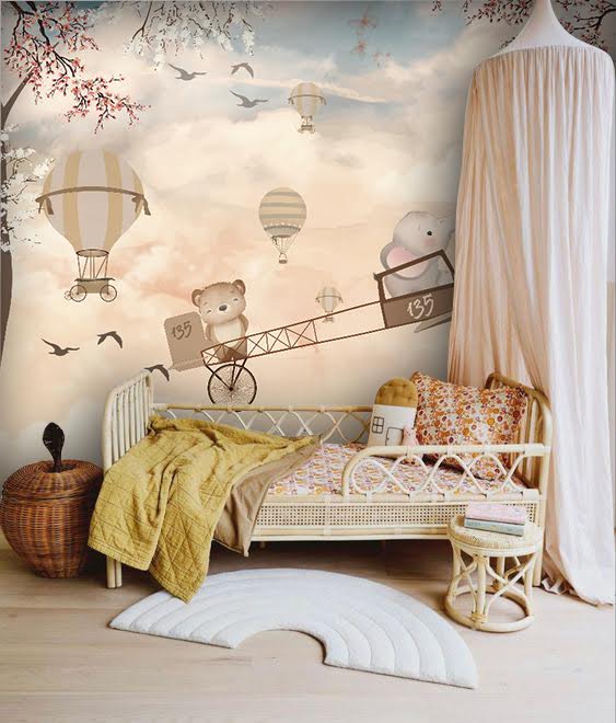Papel Adhesivo Animalitos aviadores (Decovinil)