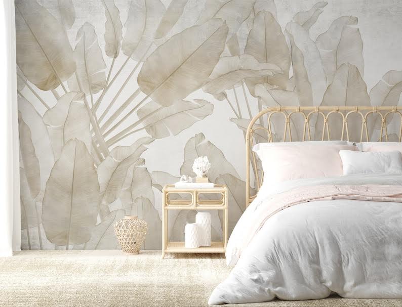 Papel Mural Hojas de plátano