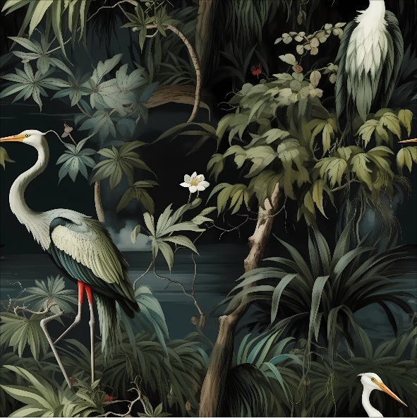Papel Mural Tsuru