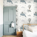 Papel Adhesivo Ballenas y tortugas (Decovinil)