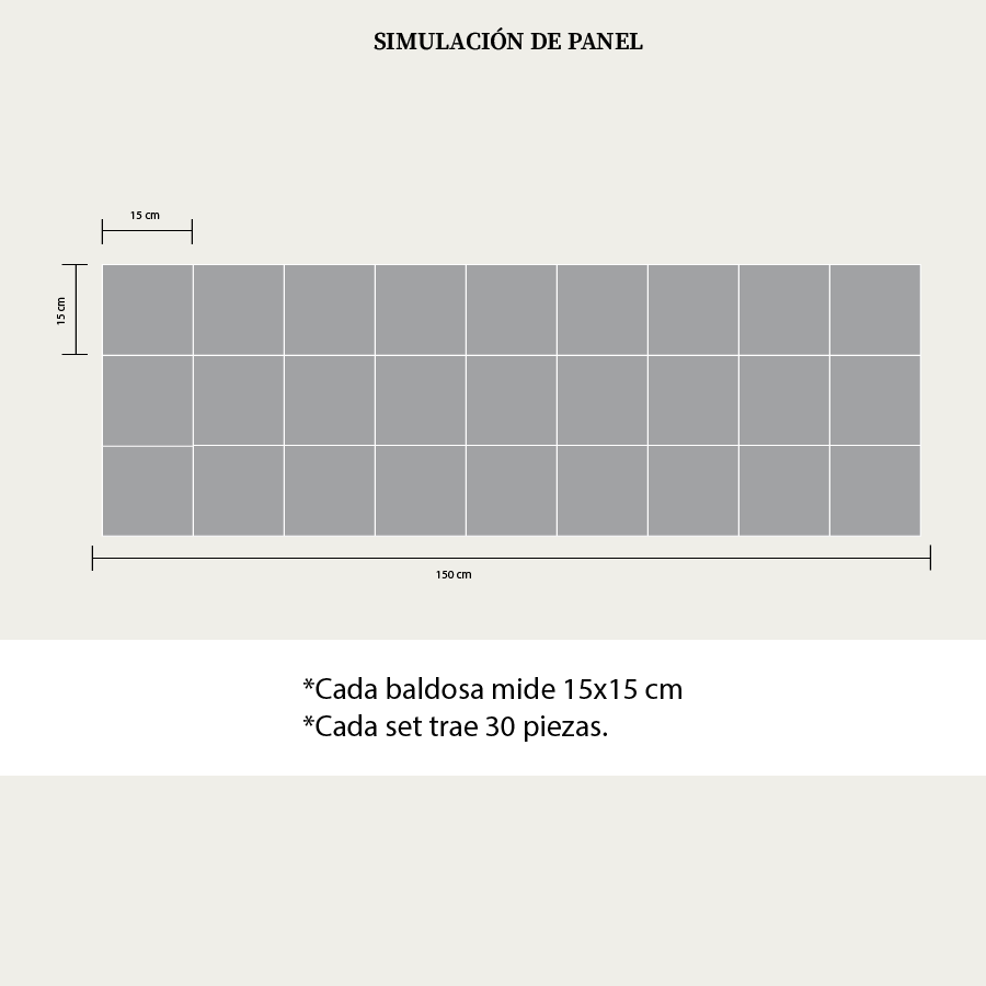 Stickers mini azulejos Grey