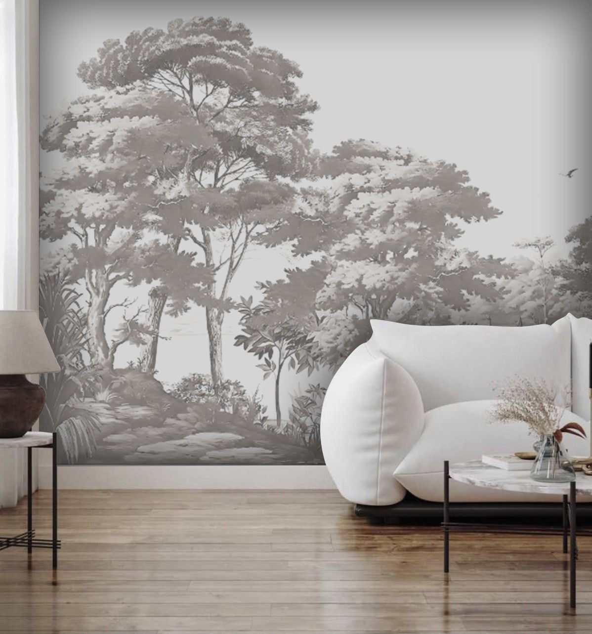 Papel Mural Santuario gris
