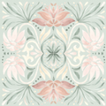 Azulejo Adhesivo Floral Mint Tile