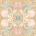 Azulejo Adhesivo Floral Sandy Taupe Tile