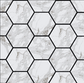 Azulejo Adhesivo Hexagon Marmol