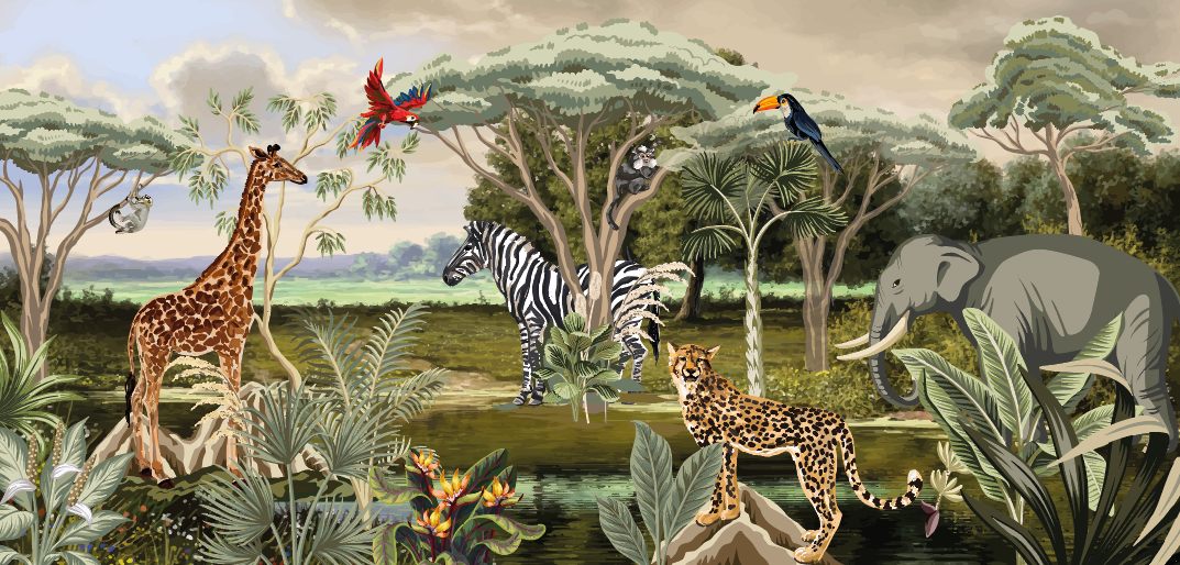Papel Mural Jungla