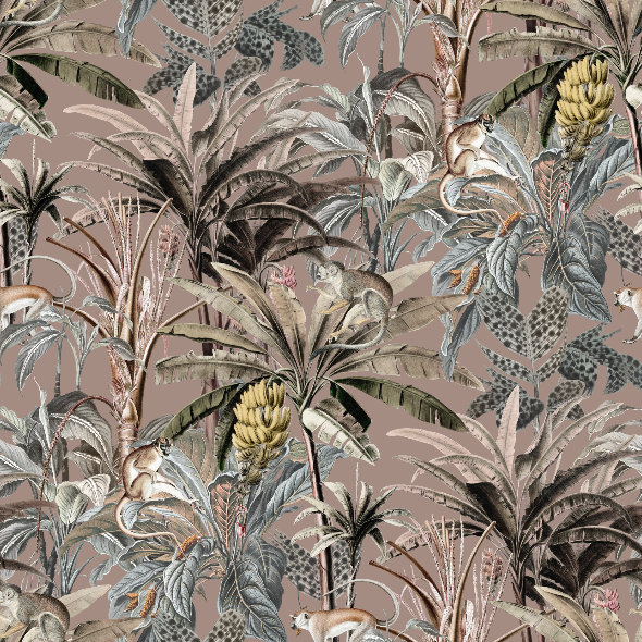 Papel Mural Jungle Chic