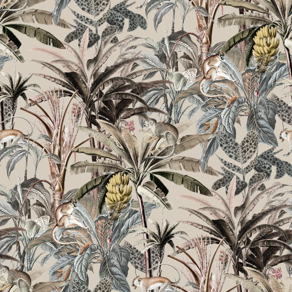 Papel Mural Jungle Chic