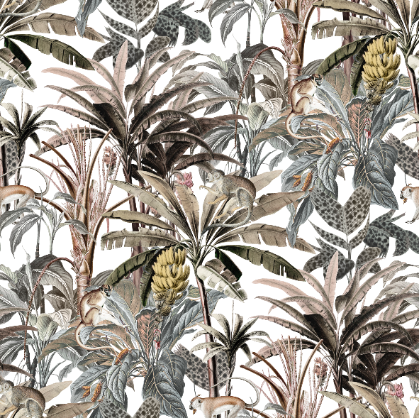 Papel Mural Jungle Chic