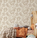 Papel Adhesivo Animales beige y café (Decovinil)