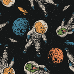 Papel Adhesivo Dinos astronautas (Decovinil)