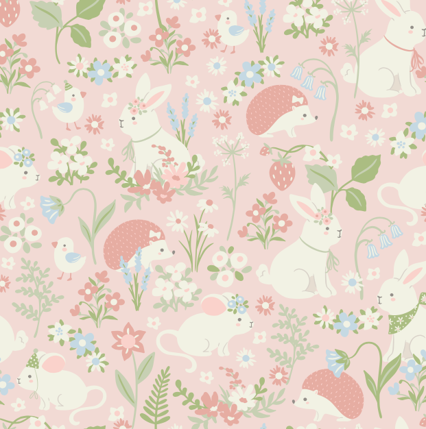 Papel Adhesivo Woodland rosa (Decovinil)