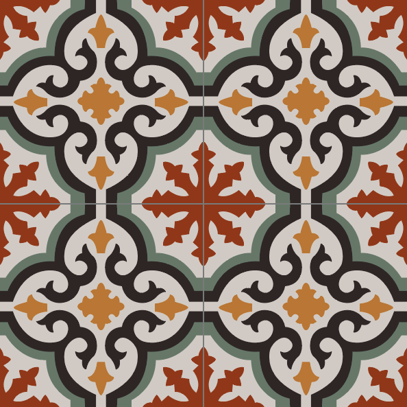 Azulejo Rosso