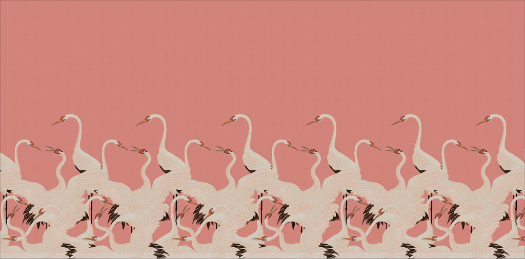 Papel Adhesivo Grullas (Decovinil)