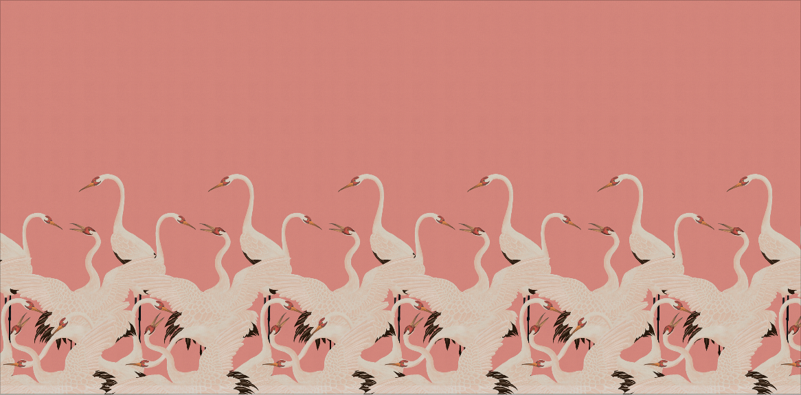 Papel Adhesivo Grullas (Decovinil)