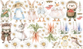 Set de estampados objetos " Granja Pascua celeste ".
