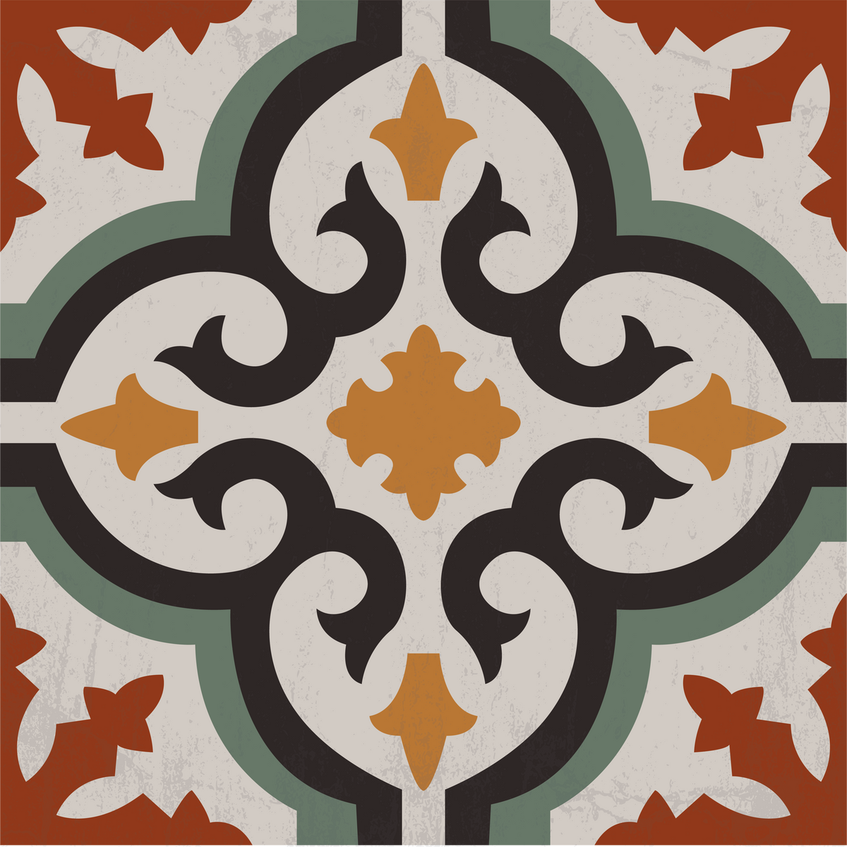 Azulejo Adhesivo Cotto fiore