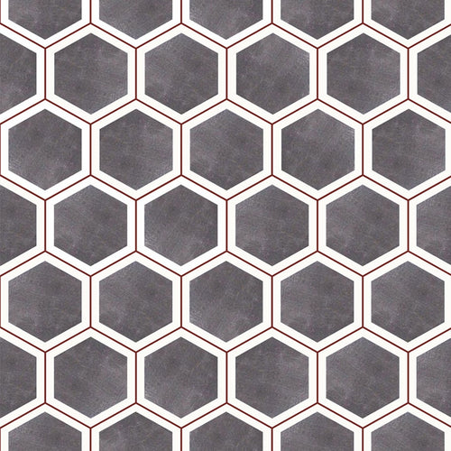 Azulejo Adhesivo Hexagon Gray
