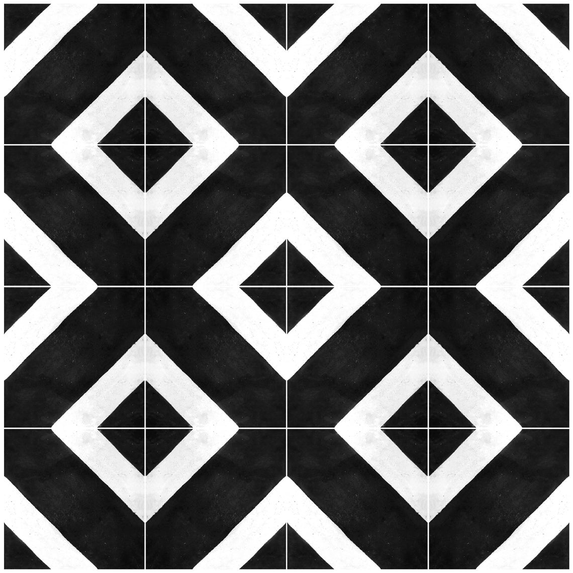 Azulejo Adhesivo Deco black and white