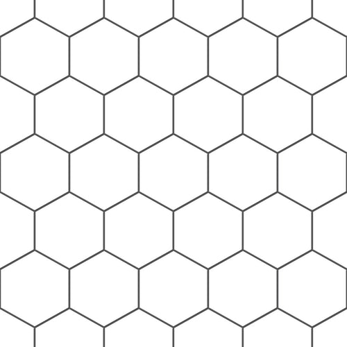 Azulejo Adhesivo Hexagon line