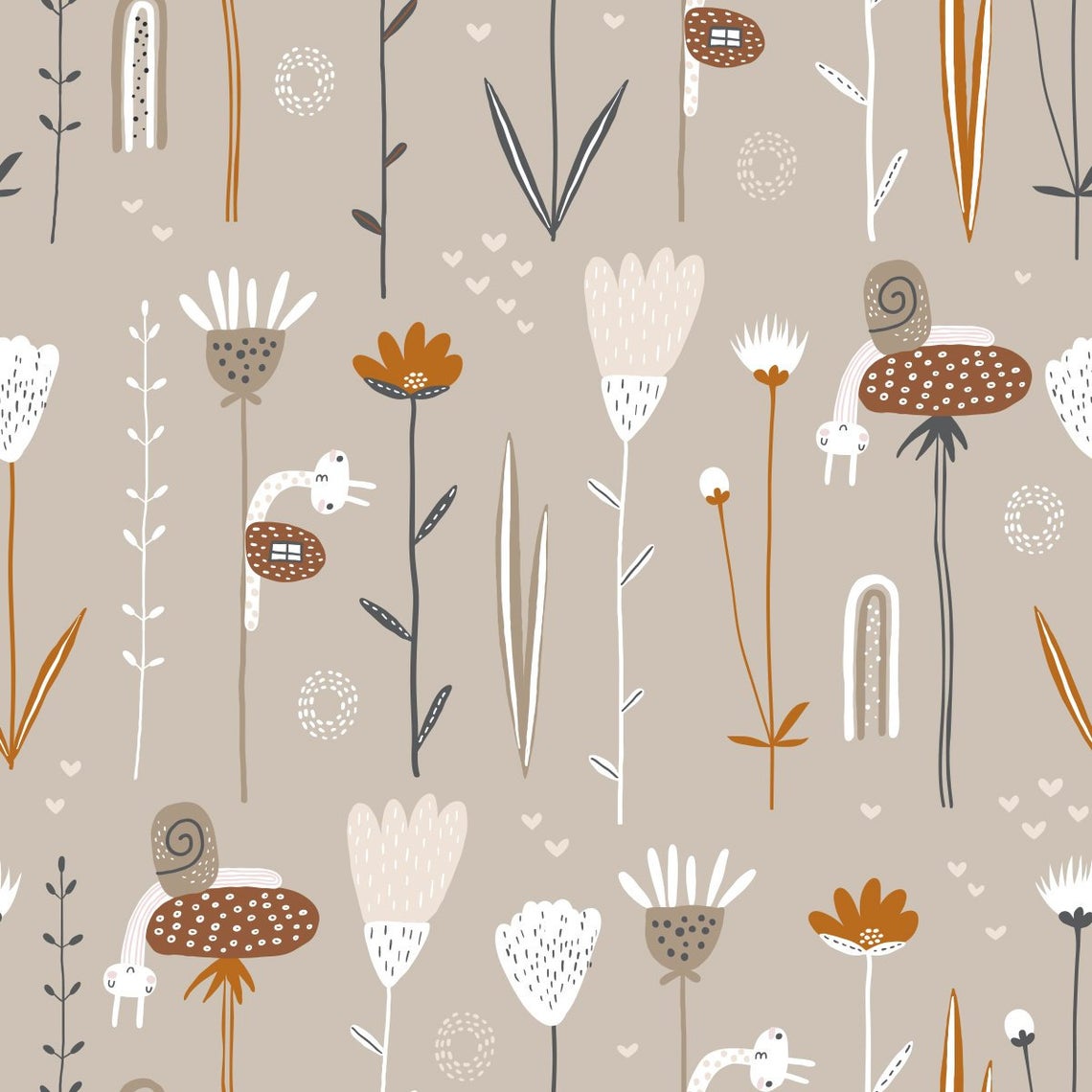 Papel Mural Dora Beige