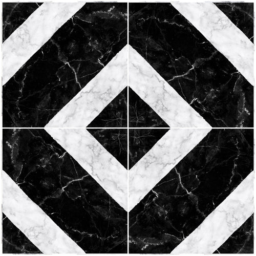 Azulejo Adhesivo Dark Marble Diamond