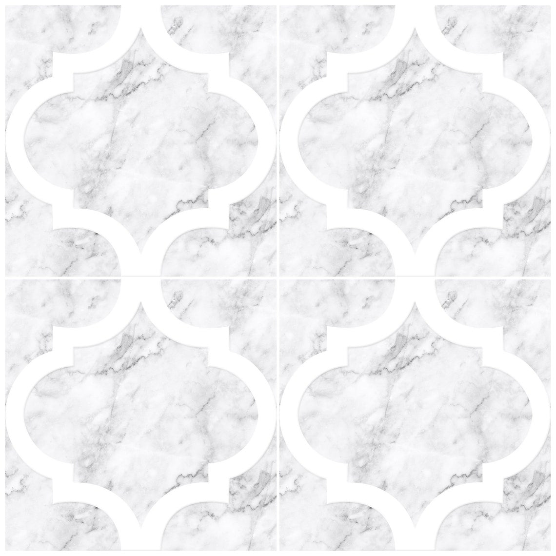 Azulejo White Marble
