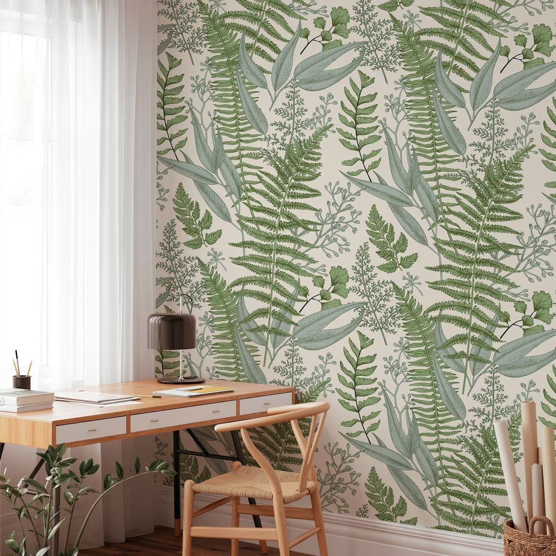 Papel Adhesivo Helechos (Decovinil)