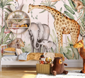 Papel Mural Jungla Rosa
