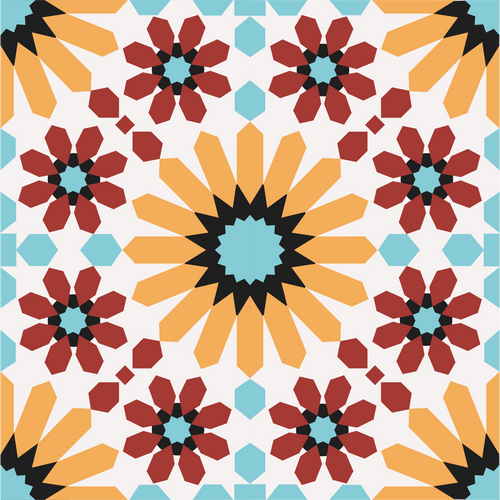 Azulejo Adhesivo Moroccan mix hex