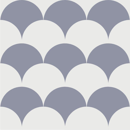 Azulejo Adhesivo Round waves Light
