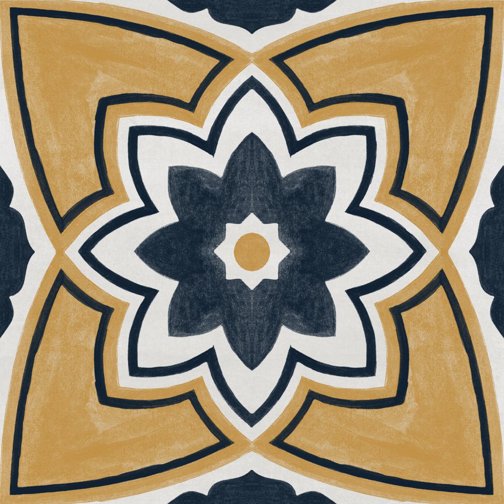 Azulejo Adhesivo Sabik flowers yellow
