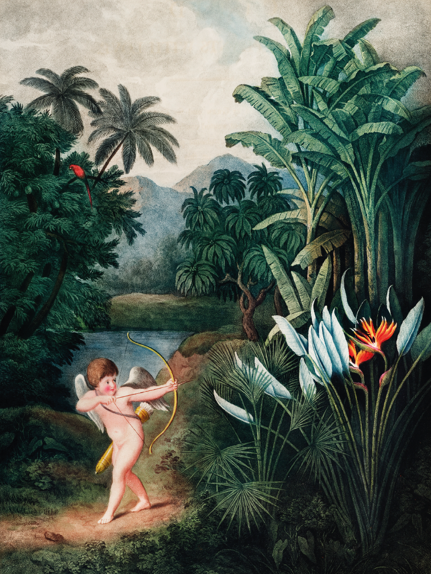 Lámina Decorativa Cupido