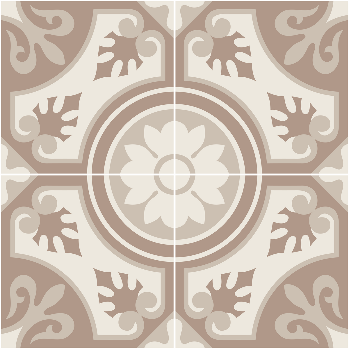 Azulejo Adhesivo Vintage rose dark